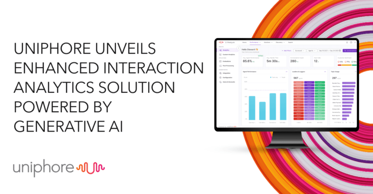 Uniphore Unveils Enhanced Interaction Analytics Solution Powered by Generative AI