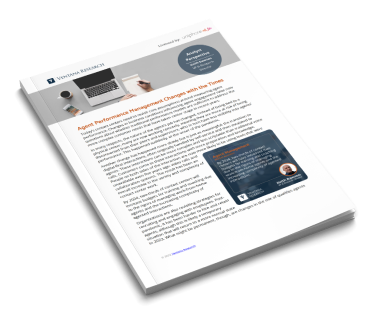 A white paper featuring a person working on a laptop from an Analyst Perspective.