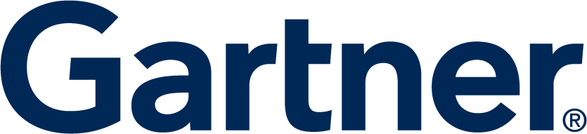 The Gartner logo stands out on a black background.