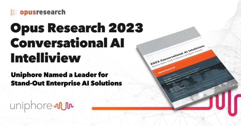 Uniphore recognized as a Leader in Opus Intelliview Report on Enterprise Intelligent Assistance in Conversational AI featured image