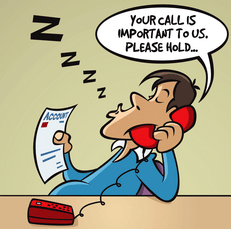 Bad customer experience - on hold