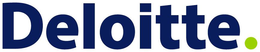 Logo of Deloitte, a professional consulting services company.