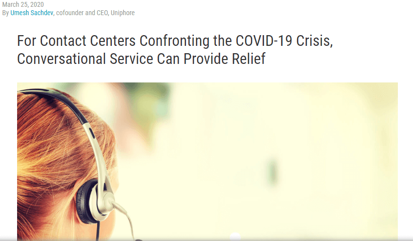 Contact Centers During Covid