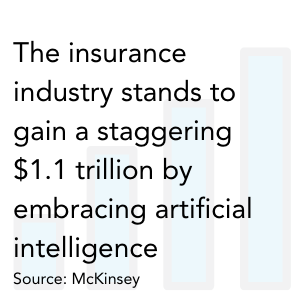 McKinsey - The insurance industry stands to gain a staggering $1.1 trillion by embracing artificial intelligence.