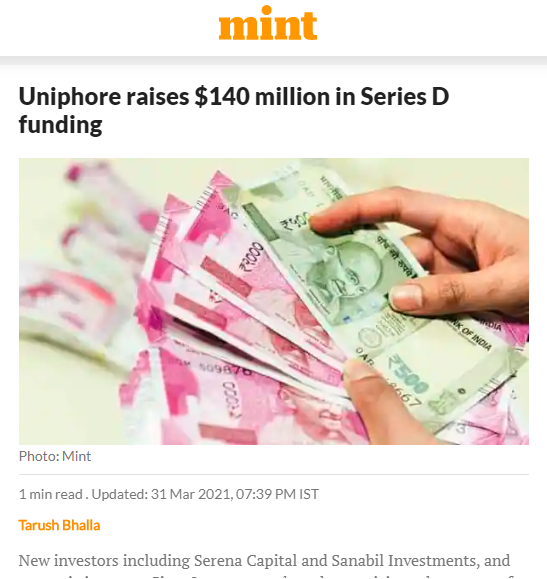 Uniphore Series D funding