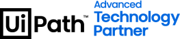 Logo of "advanced technology partners" featuring the text in blue with varying font sizes and boldness on a white background.