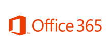 Office 365 logo displayed on a white background.
