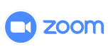The zoom logo on a white background is perfect for Predictable Revenue meetings.
