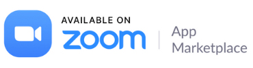 The zoom app marketplace logo is available on Zoom for sales meetings and predictable revenue.