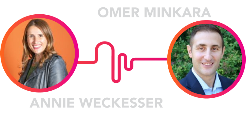 Omer Minkara and Annie Weckser are successful in building blocks.