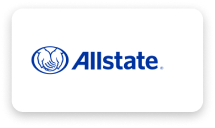 Allstate logo on a white background with Amazon.