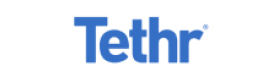 Tethr logo on a white background for Compliance Recording purposes.