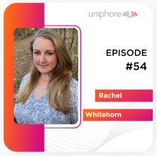 Rachel Whitehorn discusses the impact of chatbots on customer expectations in episode 54 of unphone edu.