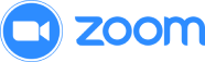 Zoom video conferencing logo.