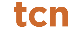 Logo of TechCrunch (tcn) and its partners in orange letters against a transparent background.