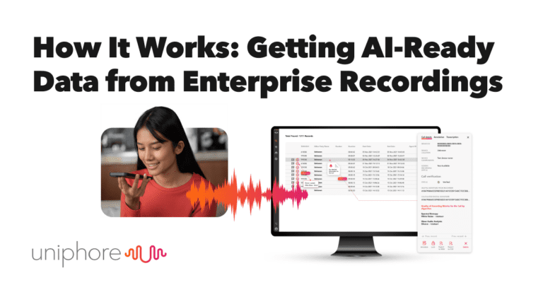 Getting AI-Ready Data from Enterprise Recordings