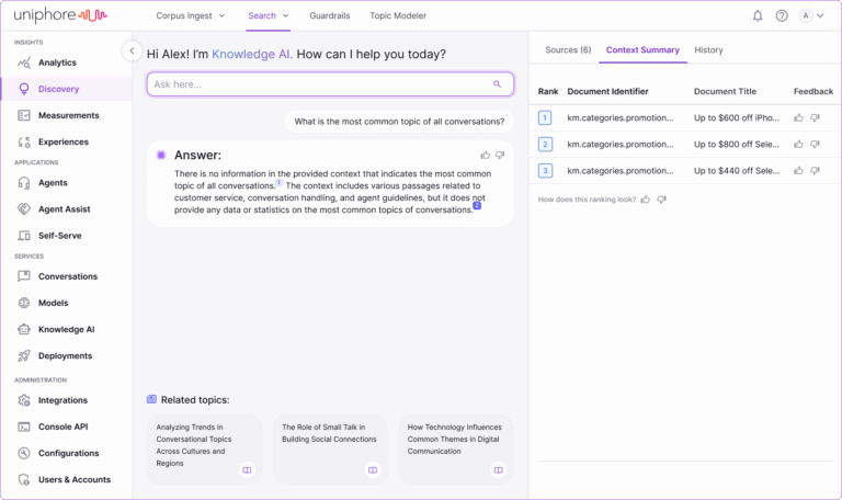 Uniphore Screenshot showing X-Stream application
