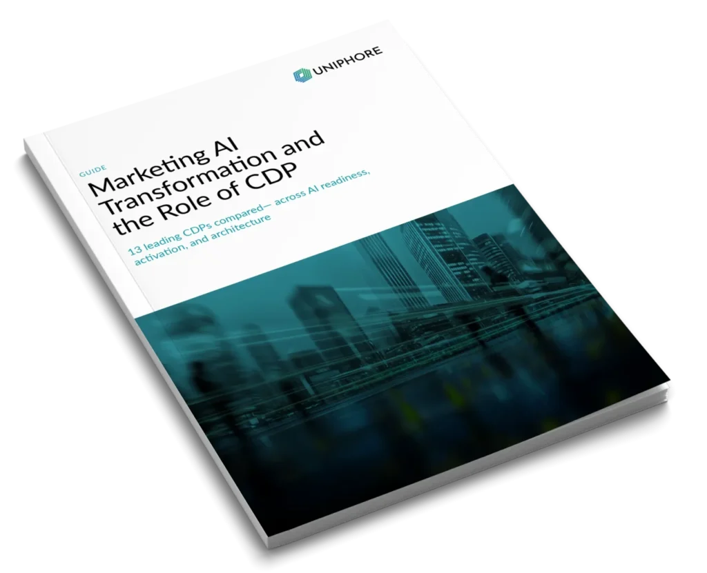 Marketing AI Transformation and the Role of CDP - A Guide Cover Image