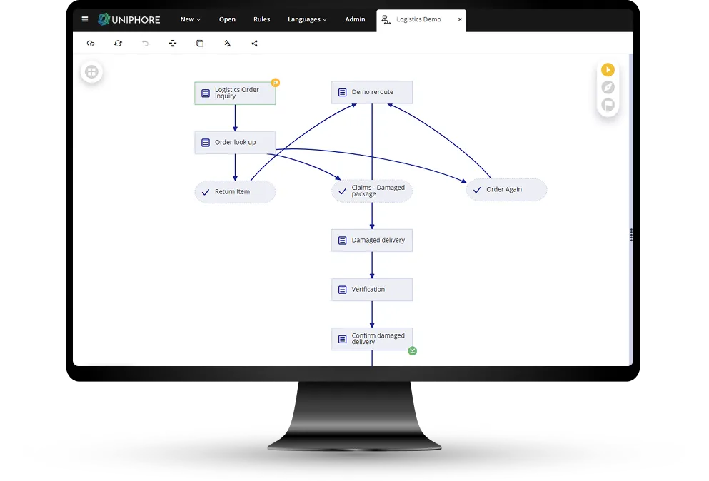 Self-Service Agent Screenshot
