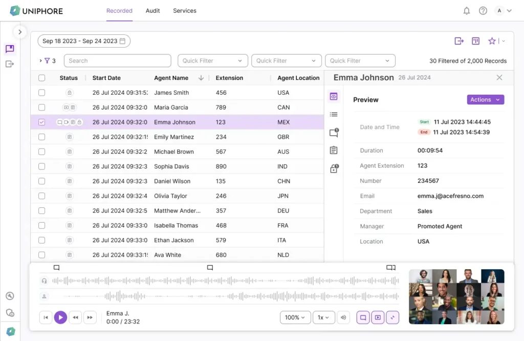 Communication Recording Agent