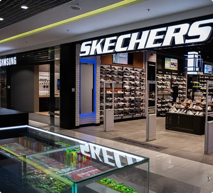 Skechers Storefront in the Mall