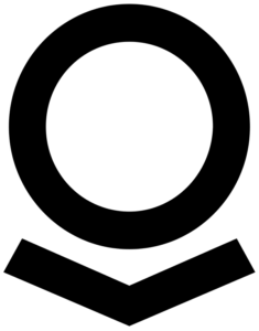 Palantir logo (black)